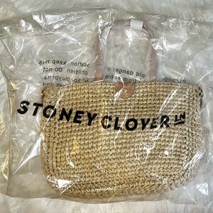 Stoney Clover Lane Woven Little Beach Tote BNWT